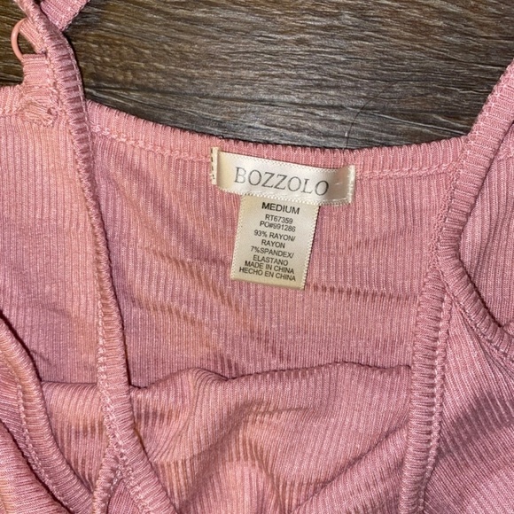 Bozzolo size medium coral rose color tank top - Picture 3 of 5